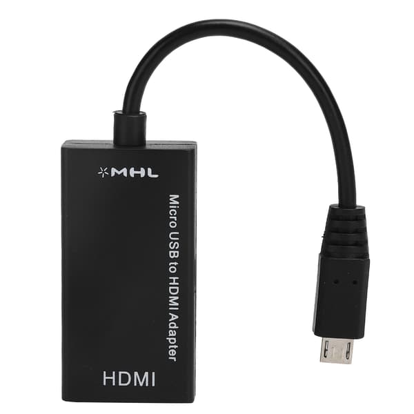 HD Video Display Adapter Kabel Sort Micro USB 1080P Oplader til Telefon til Projektor