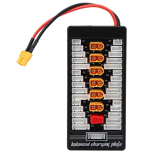 2S‑6S XT60 Parallelladdningskort för RC-batterier Laddningskort Para Board Svart