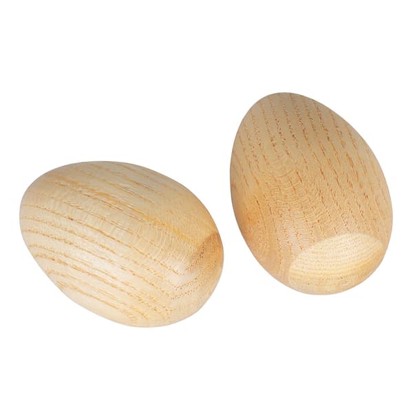 Puiset Marakassi Munarumpu Musiikillinen Lyömäsoitin Munat 2kpl Beige