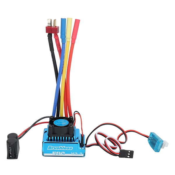 V2.3 Harjaton sähköinen nopeudensäädin ESC RC-auton lisävarusteosaan (45A)