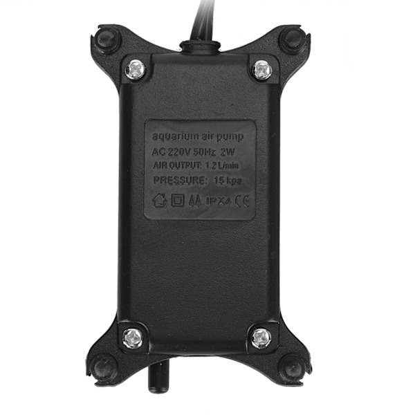 RS‑290 Säädettävä happipumppu makean ja meriveden akvaarioon, EU-pistoke 220V