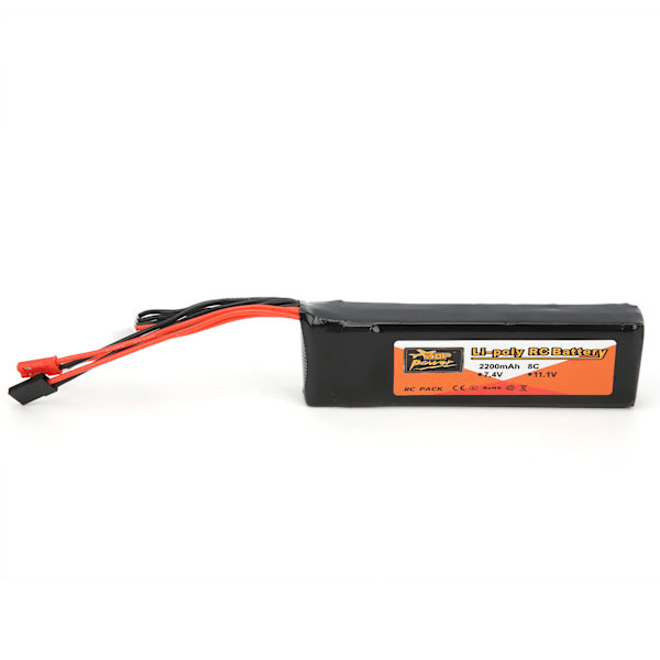 3S Lipo-batteri 11.1V 2200mAh 8C Multiplugg Stor Kapacitet Batteri för Fjärrstyrda Drönare Bilar Flygplan