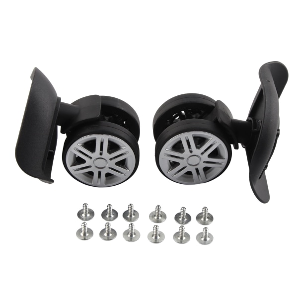 1 par Bagagebyte Hjul Mute Swivel Resväska Bagage Caster Hjul Reparationsdelar