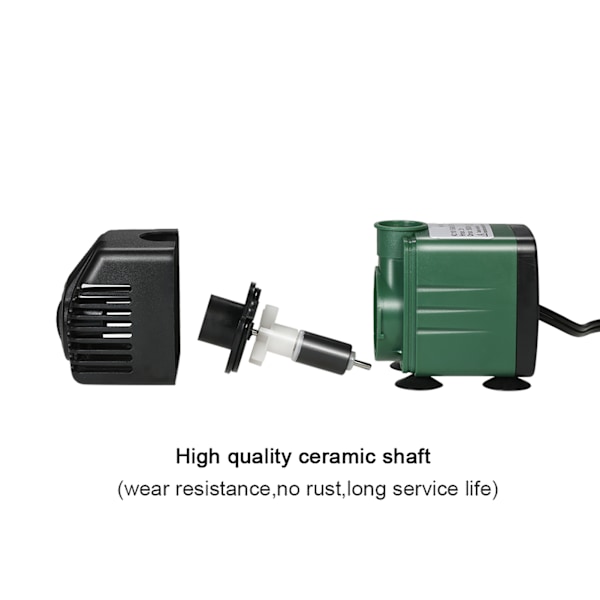 1500L/H 25W Undervandspumpe til Akvarium Bordpladefontæner Dam Vandhaver og Hydroponiske Systemer med 2 Dyser AC220-240V