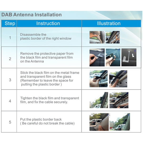 DAB 004 DAB Box Digital Radio Antenne Tuner FM Transmission USB Drevet til Bilradio Android 5.1 og Derover (Kun til Lande der har DAB Signal)
