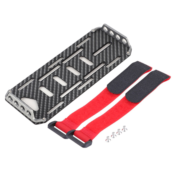 Batterimonteringsplade i kulfiber til Traxxas Hsp Redcat Rc4wd Axial scx1 1:10 Crawler RC Bil