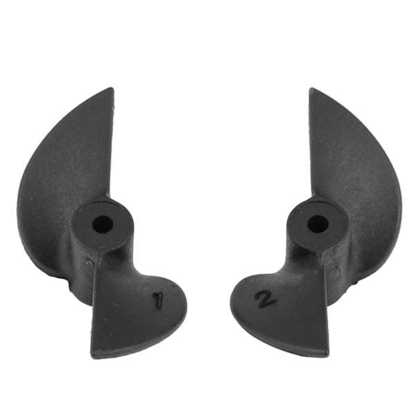 1 par Fjärrstyrda Skeppsparts 2 Blad CW CCW Plast RC Båtspropellrar Set för 2mm Axel
