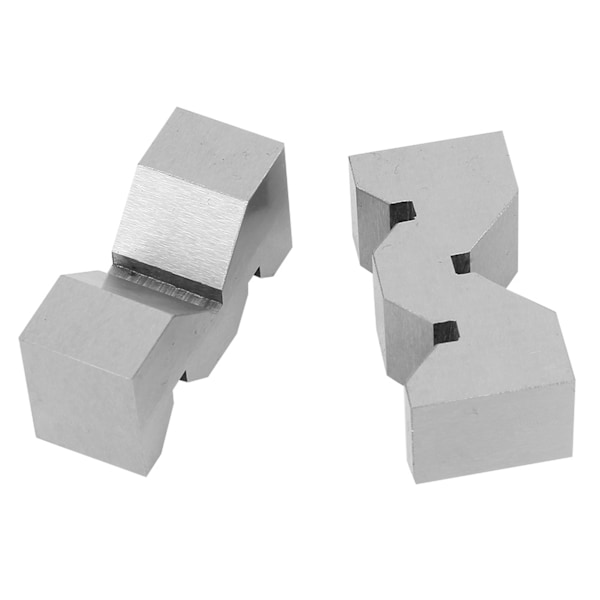 2 kpl Tarkka Hiiliteräksinen M-tyypin V-lohko 50mm Alustan Mittaukseen