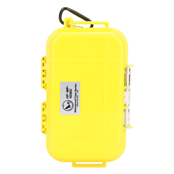 Utomhusöverlevnad Stötsäker vattentät case Lufttät bärlåda (gul)