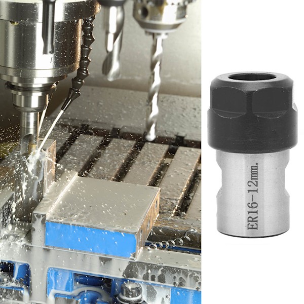 C20-ER16-40L Spännhylsa Block Chuck Spännhylsa Hållare Spindelmotoraxel Klämverktyg Bar (12mm)
