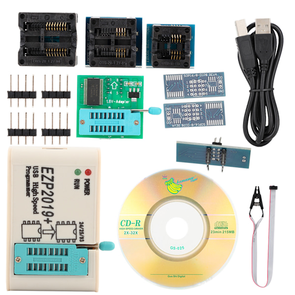 EZP2019+ Højhastigheds Programmer Med 4 Testede Base Support til 24/25/26/93 Serier
