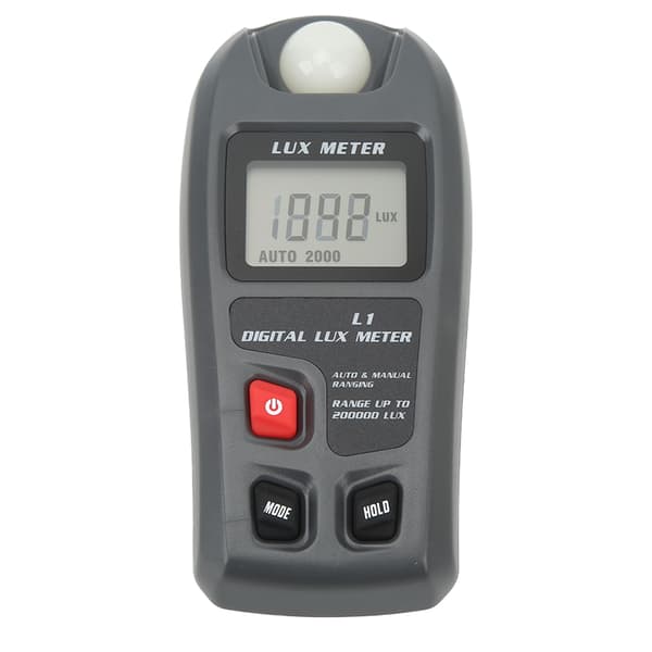 Digitalt Lysmåler Illuminans Tester Luxmeter Illuminometer Auto Avstenging LCD-skjerm