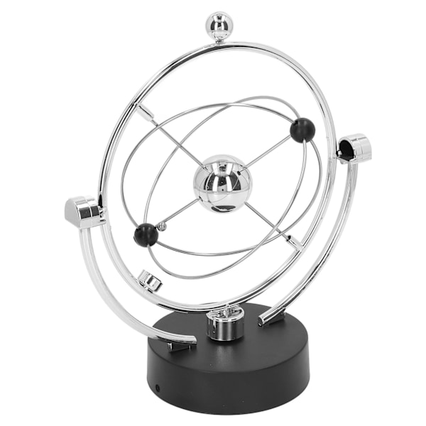 Perpetual Motion Swing Ball Elektronisk Solcelle System Magnetisk Swing Energi Orbit Skrivebords Ornament