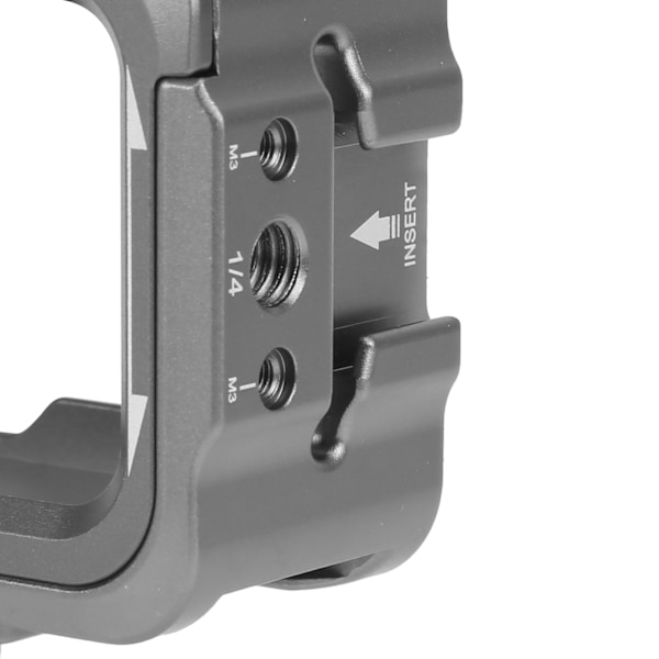 Aluminiumlegeringsfodral för OSMO Action Kamera Skyddande Bur med 2 Kalla Skor