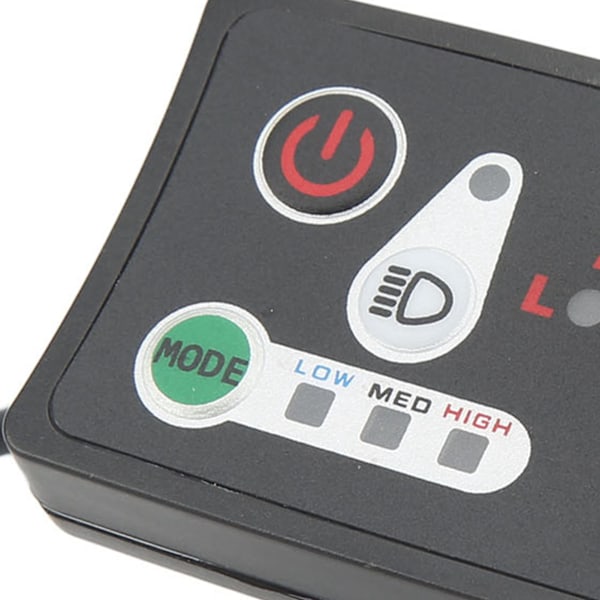Elektrisk Cykel LED Strømdisplaypanel Elektrisk Cykel Modifikation Display Meter med Vandtæt 5P Hanstik til 22,2 mm Styr 24V