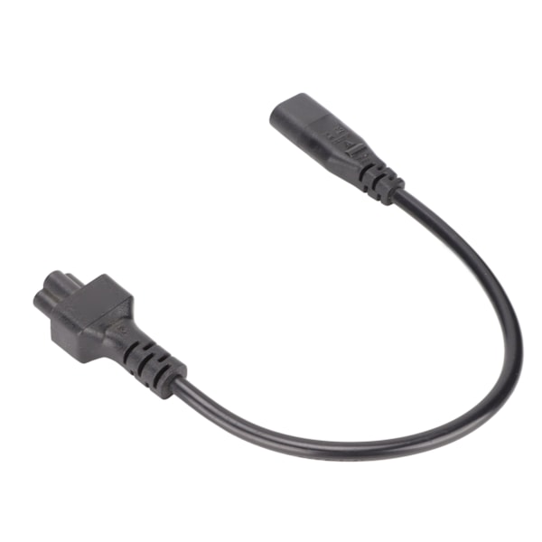 IEC320 C8 till IEC320 C5 Strömkabel IEC320 C8 Hane till C5 Hona Kabeladapter för 3-stifts Laptop Strömadaptrar 100‑250V
