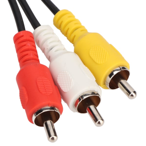 Mini DIN 10 -nastainen - 3 RCA -kaapeli uros-uros kirkkaalla signaalilla videoadapterijohto TV-monitoriprojektorille 1,8 m