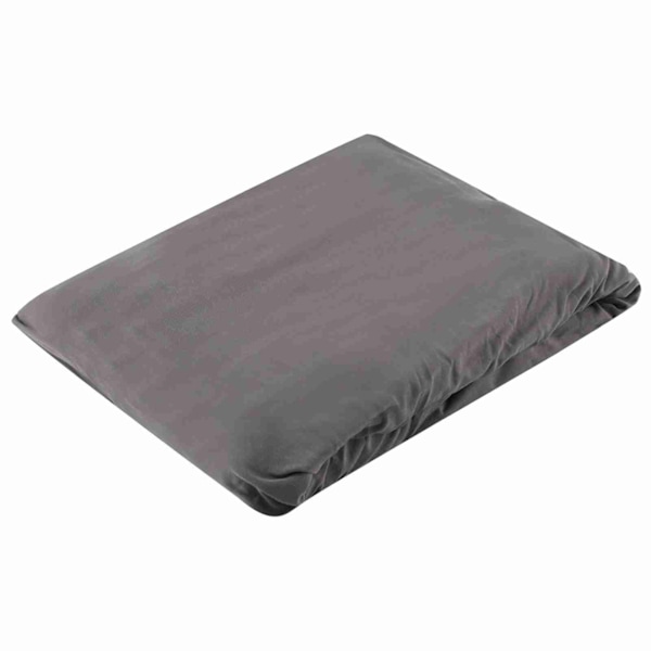 Hörnsofföverdrag i polyester 3+2 sits L-formad möbelskydd (Grå)