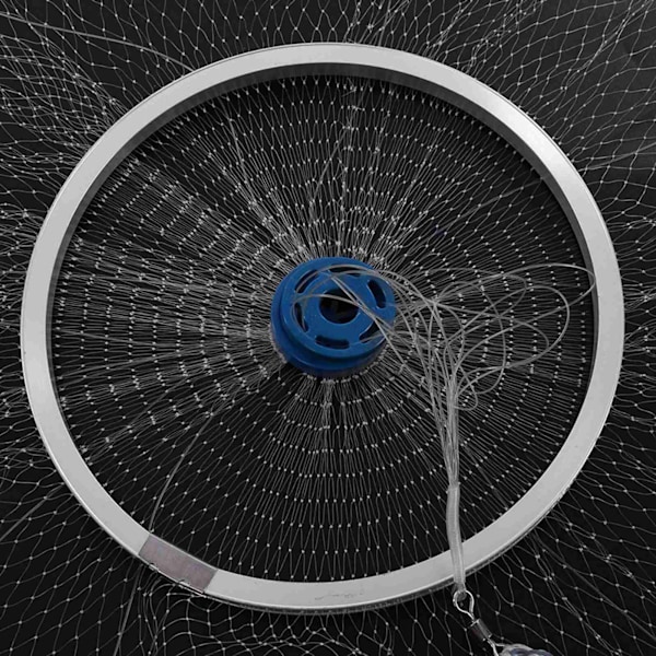 Udendørs Nylon Monofilament Amerikansk Stil Kaste Håndkast Fiskenet (3,6m)