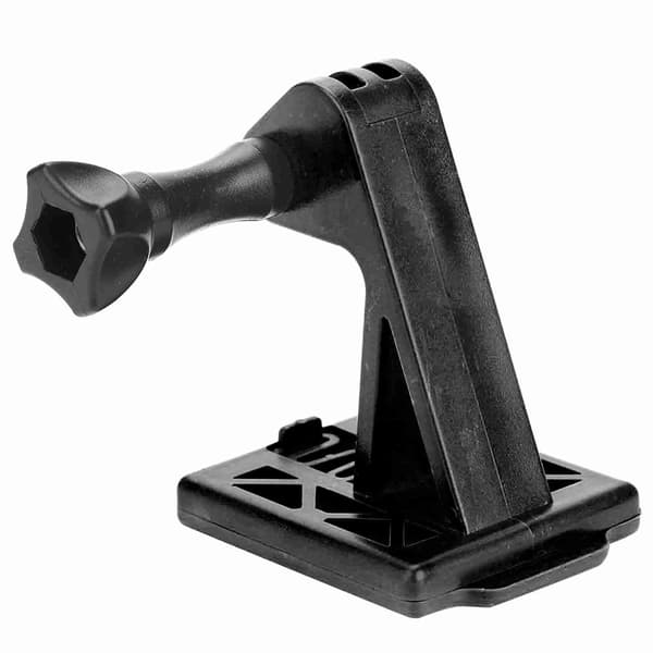 Letvægts Nylon Bærbar Hjelm Adapter Base Fast Montering til Kamera (Sort)