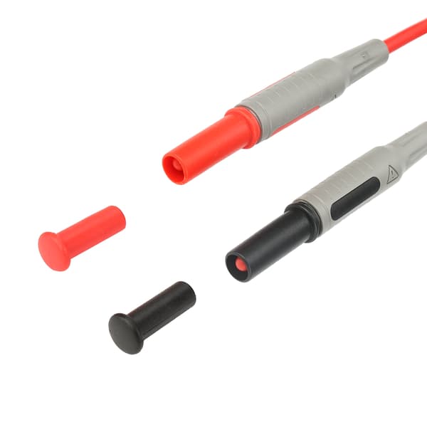 P1032 4mm Bananstik Testledning Sprøjtestøbt Lige til Lige Multimeter Ledningskabel