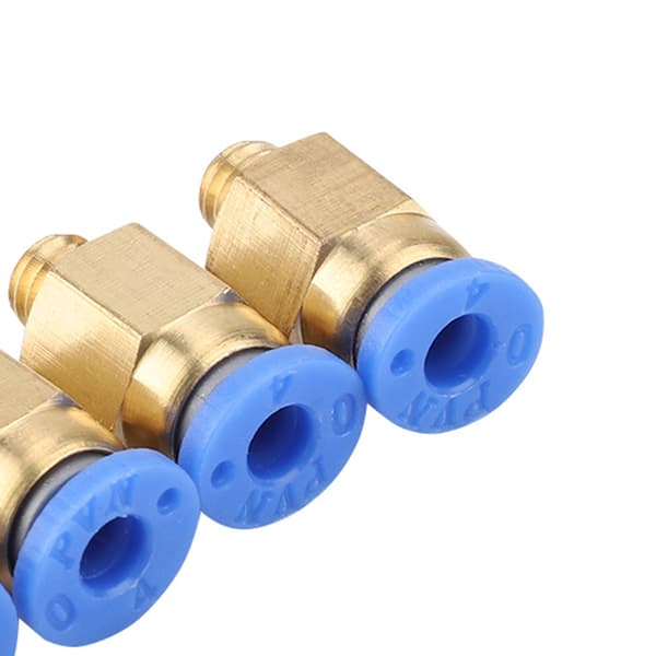 5 STK 3D-printertilbehør PC4-M6 Lige igennem Pneumatisk Samling Ydre Diameter 4MM