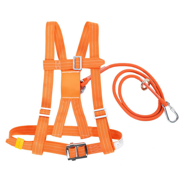 6 typer utomhus justerbar klättringsele Säkerhetsbälte Räddningsrep Aerial Work Litet spänne 3m