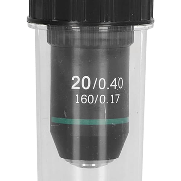 Akromatisk objektiv messing forkromet 20X mikroskop objektiv linse interface 20,2 mm