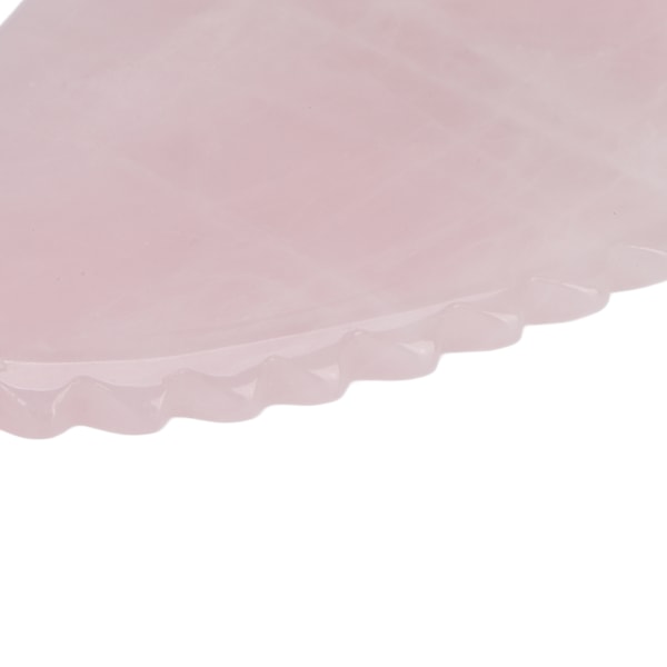 Rose Quartz Gua Sha Verktyg Resa Bärbar Ömhet Smärtlindring Skrapbräda för Axlar Buk Ben