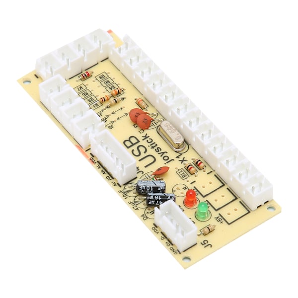 2 Pelaajan Arcade Encoder Viiveetön DIY Arcade Encoder USB-kaapeleilla ja Painonappijohdoilla MAME:lle