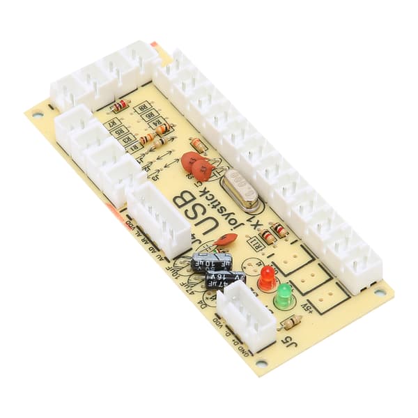 2-spillers Arcade Encoder Uten Forsinkelse DIY Arcade Encoder med USB-kabler og Knappledninger for MAME
