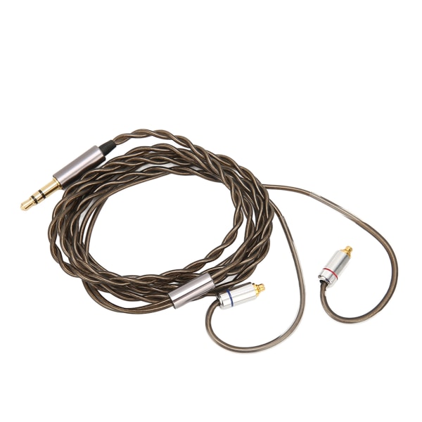 MMCX hörlurskabel 3,5 mm plugg Silverpläterad kopparkärna uppgraderingstråd för Sennheiser IE300 IE600 IE900 3,9 fot