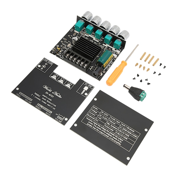 Bluetooth Digital Effektforstærker Modul 50W 50W 100W 2.1 Kanal Subwoofer Lyd Effektforstærker Board