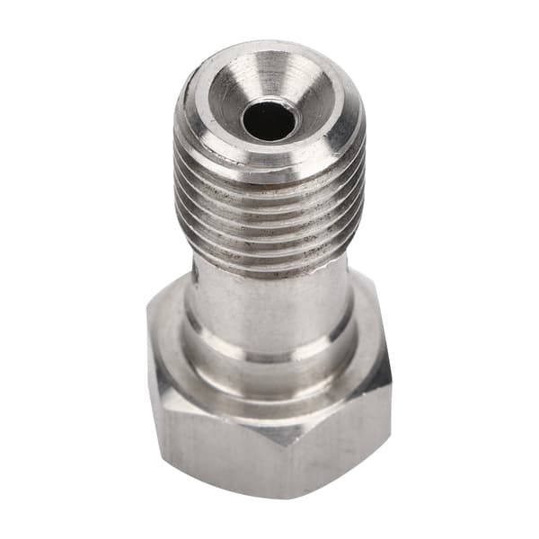 7/16inx20 UNF Banjo Bolt Rustfrit Stål 25mm Lang Bremsefitting Adapter med 2 stk. Skiver