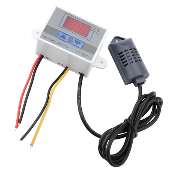 XH-W3005 Digital Hygrometer Switch Controller Fugtighedssensor 0~99%RH