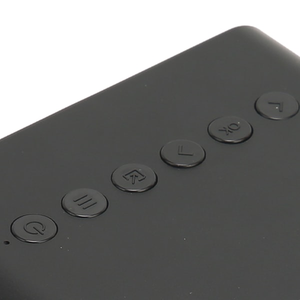 Bærbar Mini Projektor Hjemmebiograf Mobiltelefon Projektor til Skærmprojektion 100‑240V Sort EU-stik