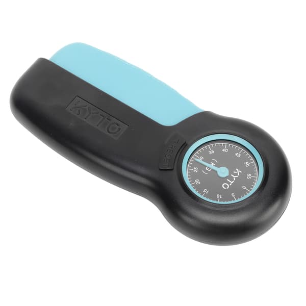 Handgreppsstyrketestare Handdynamometer Ergonomisk Greppstyrkemätare Greppdynamometer Blå Svart