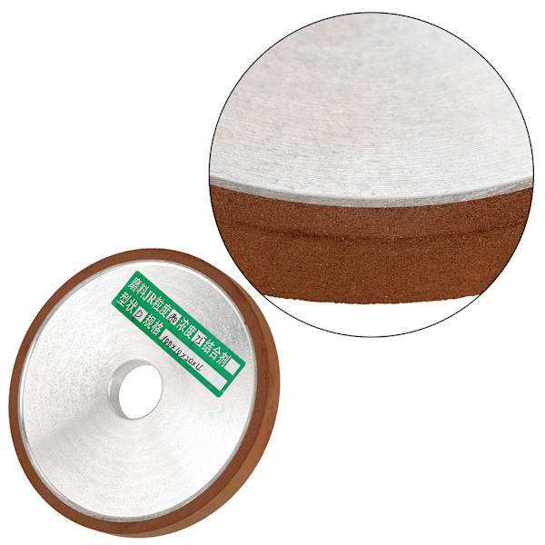 1 stk. 100*20*10 mm Diamant Resin Slibeskive til Skæremaskine Slibning Polering Korn 180