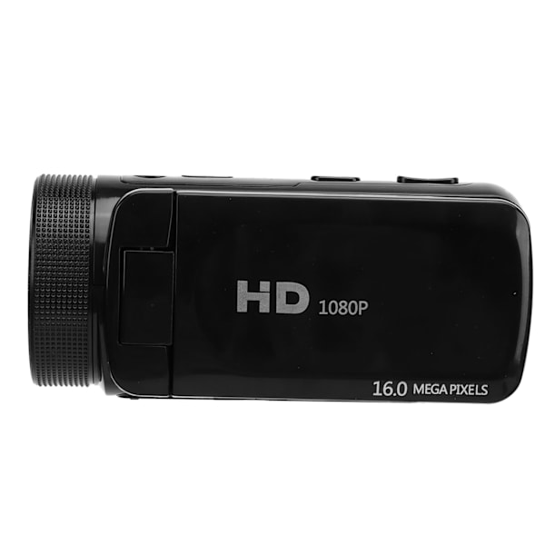 1080P Videokamera 16MP 2,4 tuuman Kääntyvä Näyttö Vloggauskamera 16X Zoom HD Digitaalikamera Matkoille Häihin Kampusmuistoihin 110‑240V EU-pistoke