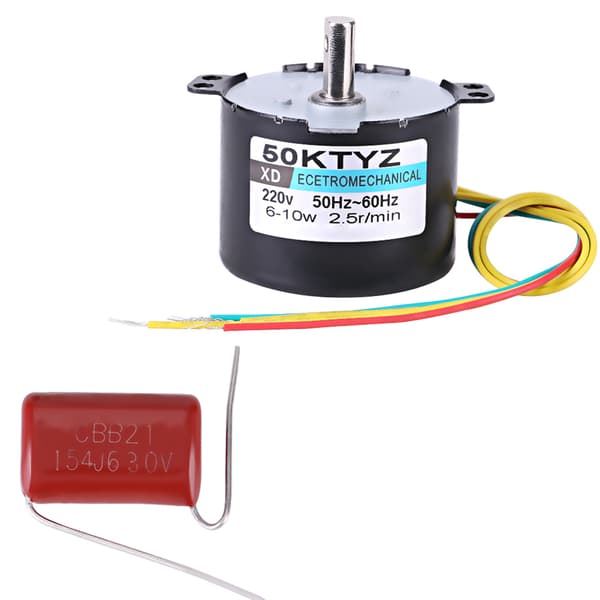 AC220V 10W 0.5A Permanent Magnet Synkronmotor CW/CCW 2.5r/min