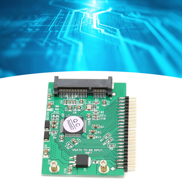 Adapterkort Mini PCIE MSATA SSD til 44 Pin IDE Harddisk Konverter Læser Computertilbehør