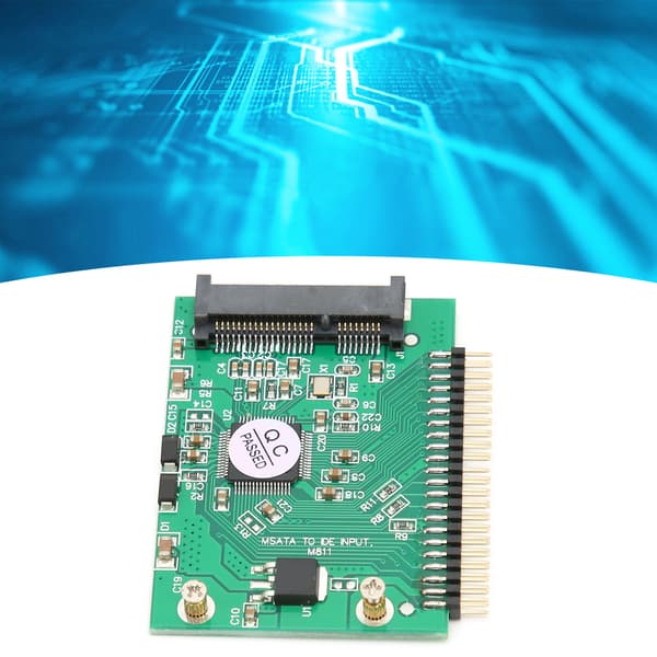 Adapterkort Mini PCIE MSATA SSD til 44 Pin IDE Harddisk Konverter Leser Datatilbehør