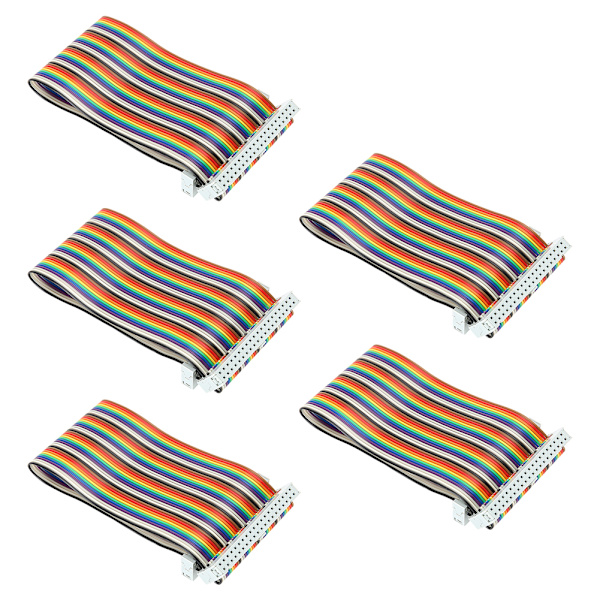 5 kpl GPIO-kaapeli Raspberry Pi:lle Naaras-naaras -johtolinja Tietokonetarvikkeet 20 cm Naaras-naaras