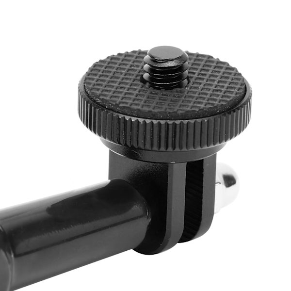 Kamerahållarfäste Adapter Aluminiumlegering Förlängningsarm Tillbehör för Insta360 ONE X/X2Black