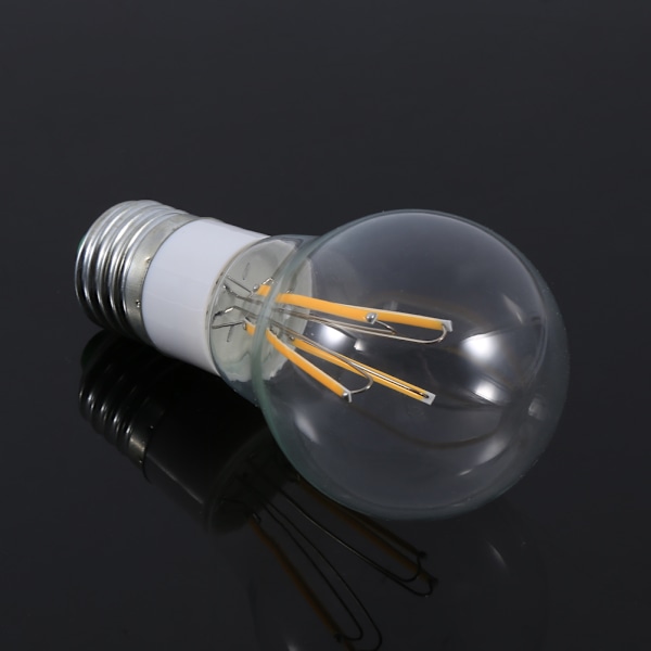 E27 12V COB LED-glödlampa med glödtråd 360 grader Icke-dimmbar Ny (4W Varmvit)