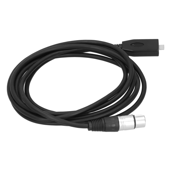 TYPEC til XLR Mikrofonkabel Lydadapter Mikrofon Konnektor Kabelledning (3m 9.8ft)
