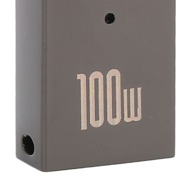 100W 5A PD Laddningskonverter Typ C Hona till Hane 4.5x3.0mm Aluminiumlegeringsskal PD Laddningsadapter för HP Laptop