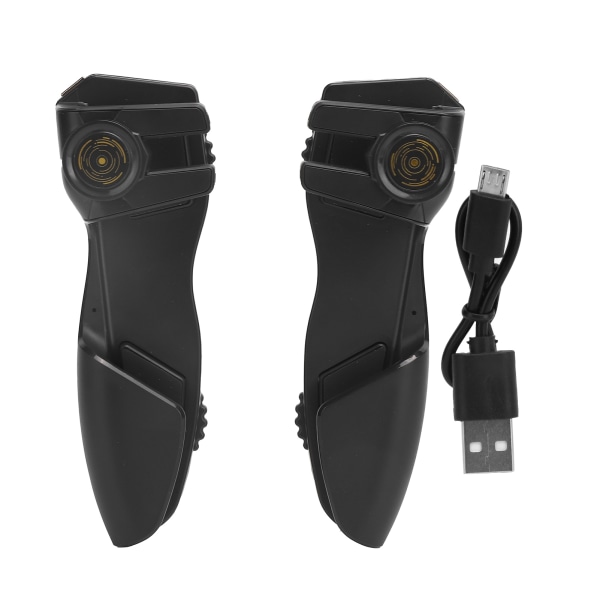 Mobilspel Handtag Kontroller 6 Finger Skytte Knapp Trigger Extra Spelkontroll