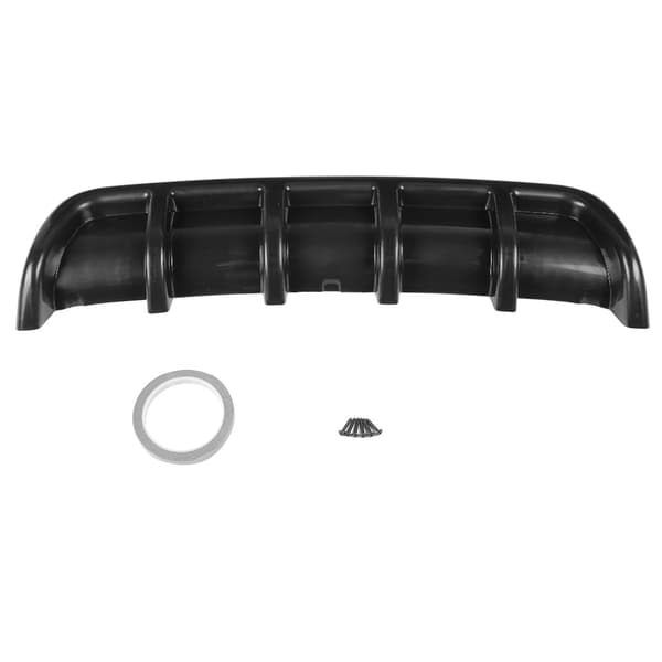 Svart Universal Bil Bakre Stötfångare Hajfena Spoiler Diffuser (Svart)