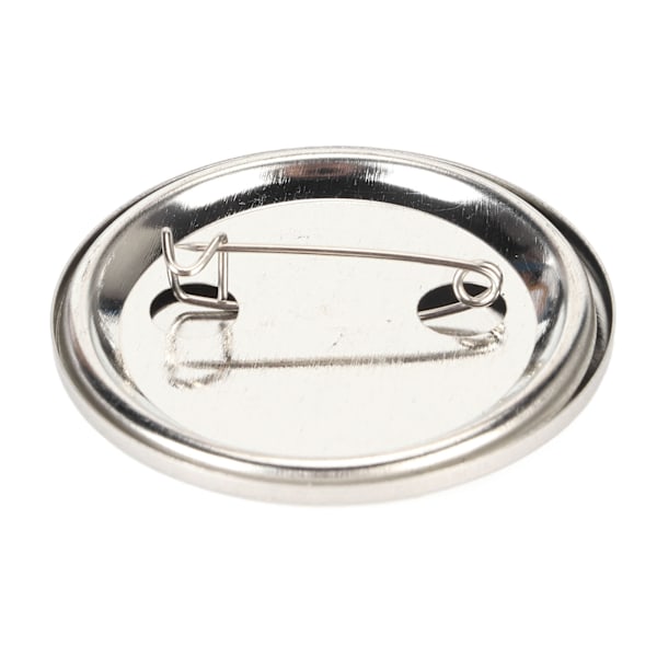 100 Sett Knappdeler med Nål Solid Metall Plast Rustsikker Glatt Knapp Lagingsutstyr for Merke DIY 44MM